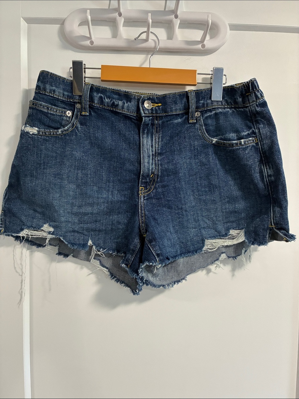 Aerie Distressed Denim Women's Shorts -L